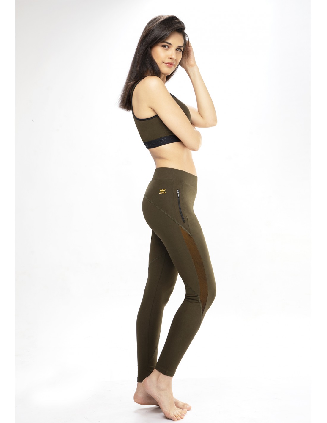Buy WAW-LOVABLE Women's Sports Tights (R F A Pants-AOC-L_Orange_Large) at  Amazon.in